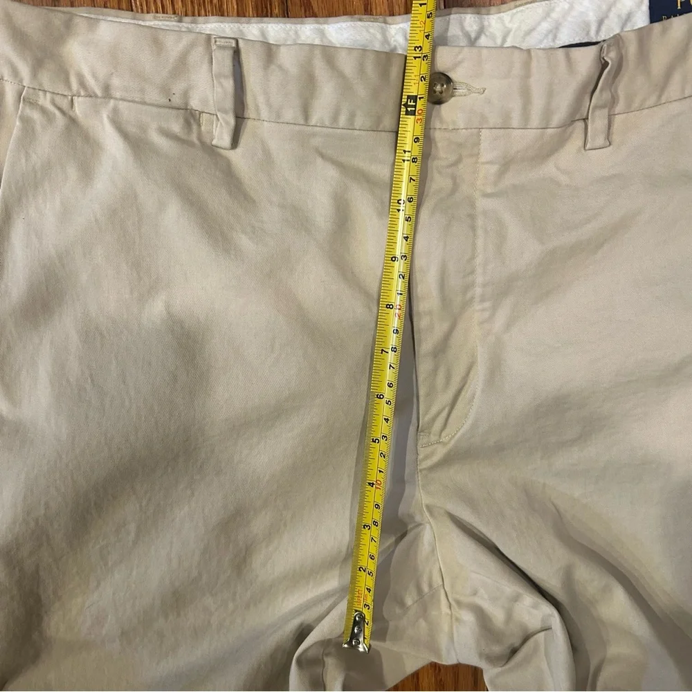 Polo Ralph Lauren Classic Fit Straight Leg Chino Pants Khaki 40x30 STF Newport - Picture 9 of 14
